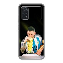 Чохли для Xiaomi POCO X4 Pro 5G (Leo чемпіон) (AlphaPrint) (Кубок Мессі)