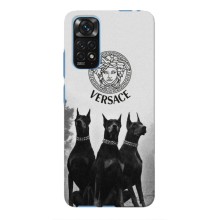 Чехлы VERSACE для Поко X4 про 5джи (PREMIUMPrint) – Доберман Версаче