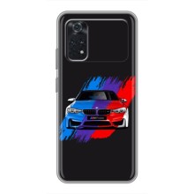 Чохол BMW для Поко Х4 Про 5G – Кольорова БМВ
