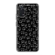 Чехол с принтом для Xiaomi POCO X4 Pro 5G (AlphaPrint) Модные коты (Меленькие котики)