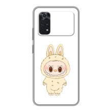 Чохол з принтом Лабубу для Xiaomi POCO X4 Pro 5G – Бежевий Лабубу