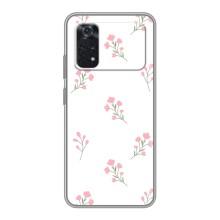 Чехол с розовым рисунком для Xiaomi POCO X4 Pro 5G – Розовые цветы