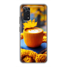 Чехол с уникальным дизайном «Осень с кофе» для Xiaomi POCO X4 Pro 5G – Кофе с жёлтым