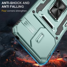 Ударопрочный чехол Camshield Army Ring для Xiaomi Poco X6 Pro – Зеленый