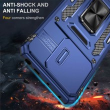 Ударопрочный чехол Camshield Army Ring для Xiaomi Poco X6 Pro – Синий