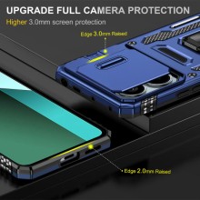 Ударопрочный чехол Camshield Army Ring для Xiaomi Poco X6 Pro – Синий