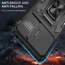 Ударостійкий чохол Camshield Army Ring для Xiaomi Poco X6 Pro – Чорний