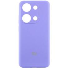 Чохол Silicone Cover Lakshmi Full Camera (AA) with logo для Xiaomi Poco X6 Pro – Бузковий