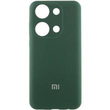 Чохол Silicone Cover Lakshmi Full Camera (AA) with logo для Xiaomi Poco X6 Pro – Зелений
