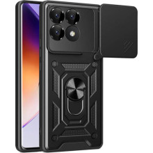 Чохол Ummi Camshield Serge Ring для Xiaomi Poco X6 Pro – Чорний