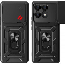 Чохол Ummi Camshield Serge Ring для Xiaomi Poco X6 Pro – Чорний