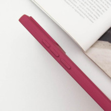 Чехол TPU GETMAN Liquid Silk Full Camera для Xiaomi Poco X6 Pro – Бордовый