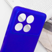 Чехол TPU GETMAN Liquid Silk Full Camera для Xiaomi Poco X6 Pro – Синий