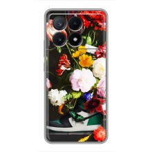 Брендновые Чехлы для Xiaomi POCO X6 Pro (5G) - (PREMIUMPrint) (Nike цветы)