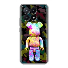 Чехлы для Xiaomi POCO X6 Pro (5G) - Bearbrick Louis Vuitton (PREMIUMPrint) (Яркий Bearbrick)