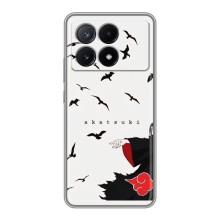 Чехлы на тему: Итачи Учиха для Xiaomi POCO X6 Pro (5G) (AlphaPrint) – Akatsuki