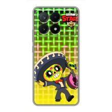 Чехлы Brawl Stars для Xiaomi POCO X6 Pro (5G) (AlphaPrint)