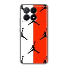 Чехлы для Xiaomi POCO X6 Pro (5G) - с картинкой JORDAN (AlphaPrint)