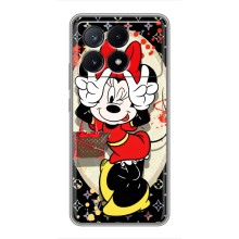 Чехол Disney Mouse Xiaomi POCO X6 Pro (5G) (PREMIUMPrint) (Минни peace)