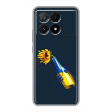 Чехол для Патриота Украины Xiaomi POCO X6 Pro (5G) - (AlphaPrint) (Коктейль молотова)