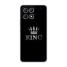 Чехол (Корона на чёрном фоне) для Поко Х6 Про (5G) (KING)