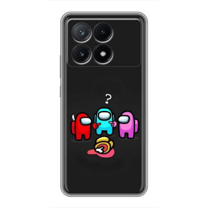 Чехол Амонг Ас для Xiaomi POCO X6 Pro (5G) (AlphaPrint)