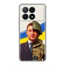 Чехол для Xiaomi POCO X6 Pro (5G) (AlphaPrint - с принтом Зеленского)