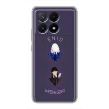 Чехлы Венсдей на Xiaomi POCO X6 Pro (5G) Уэнсдей (AlphaPrint) (Уэнздей и подруга)