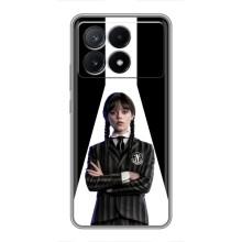 Чехлы Венсдей на Xiaomi POCO X6 Pro (5G) Уэнсдей (AlphaPrint) (W-Wednesday)