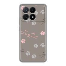 Чохол з малюнком кіт на Xiaomi POCO X6 Pro (5G) – Лапи і вуса