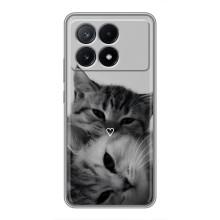 Чохол з малюнком кіт на Xiaomi POCO X6 Pro (5G) – Пара котів