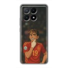 Чохол з футболістом Ламін Ямаль Xiaomi POCO X6 Pro (5G) (Ямаль аніме)