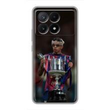 Чохол з футболістом Ламін Ямаль Xiaomi POCO X6 Pro (5G) (Ямал з кубком)