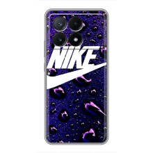 Чехол с логотипом Найк на Xiaomi POCO X6 Pro (5G) – Найк на фиолетовом