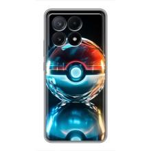 Чехол с Пикачу на Xiaomi POCO X6 Pro (5G) – Мяч Пикачу