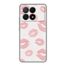 Чехол с розовым рисунком для Xiaomi POCO X6 Pro (5G) – Розовые губы