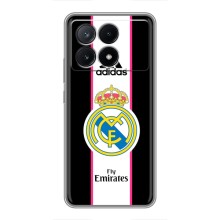 ФК Реал Мадрид чохли для Xiaomi POCO X6 Pro (5G) (AlphaPrint) (лого Real Madrid)