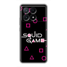 Чохол Гра в кальмара для Xiaomi POCO X6 Pro (5G) – Лого гра кальмара