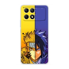 Купить Чехлы на телефон с принтом Anime для Поко Х6 Про (5G) (Naruto Vs Sasuke)