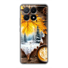 Чохол з унікальним дизайном 'Осінь з кавою' для Xiaomi POCO X6 Pro (5G) – Осінньо-зимове кава