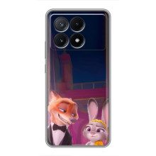 Силиконовый чехол с принтом Зоотрополіс для Xiaomi POCO X6 Pro (5G) – Главные герои