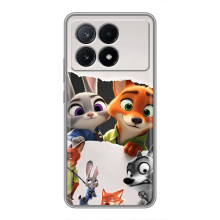 Силиконовый чехол с принтом Зоотрополіс для Xiaomi POCO X6 Pro (5G)