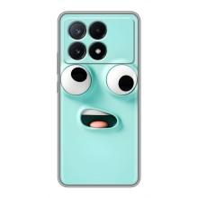 Чохли (ТПУ) (смішні стікери) для Xiaomi POCO X6 Pro (5G) – мордочка