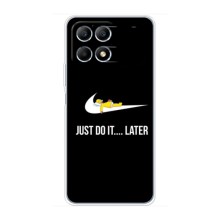 Силиконовый Чехол на Xiaomi POCO X6 Pro (5G) с картинкой Nike (Later)