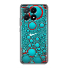 Силиконовый Чехол на Xiaomi POCO X6 Pro (5G) с картинкой Nike (Найк зеленый)