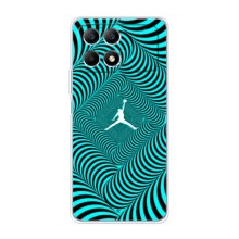 Силиконовый Чехол Nike Air Jordan на Поко Х6 Про (5G) (Jordan)