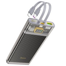 Портативний зарядний пристрій Power Bank Hoco J104 Discovery Edition 22.5W with cable 10000 mAh – Gray