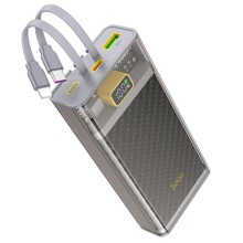 Портативное зарядное устройство Power Bank Hoco J104A Discovery Edition 22.5W with cable 20000 mAh – Gray