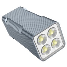 Портативний зарядний пристрій Power Bank Hoco Q15 Flashlight 22.5W 10000 mAh – Metal gray