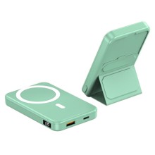 Портативное зарядное устройство Power Bank JJT-A27-1 PD20W+QC 22.5W с БЗУ 10000 mAh – Green